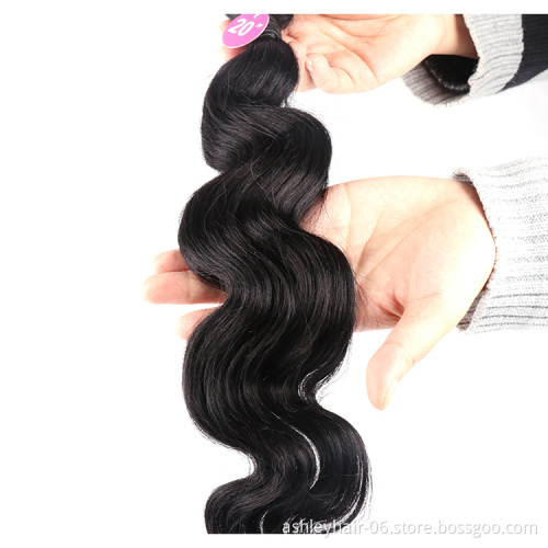 Premium Fiber Mixed 18 Inch 4x4 Lace Closure 20 Inch Braiding Hair Weave Body Wave
